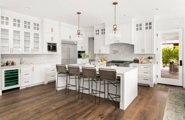 LVP kitchen floor Clinton